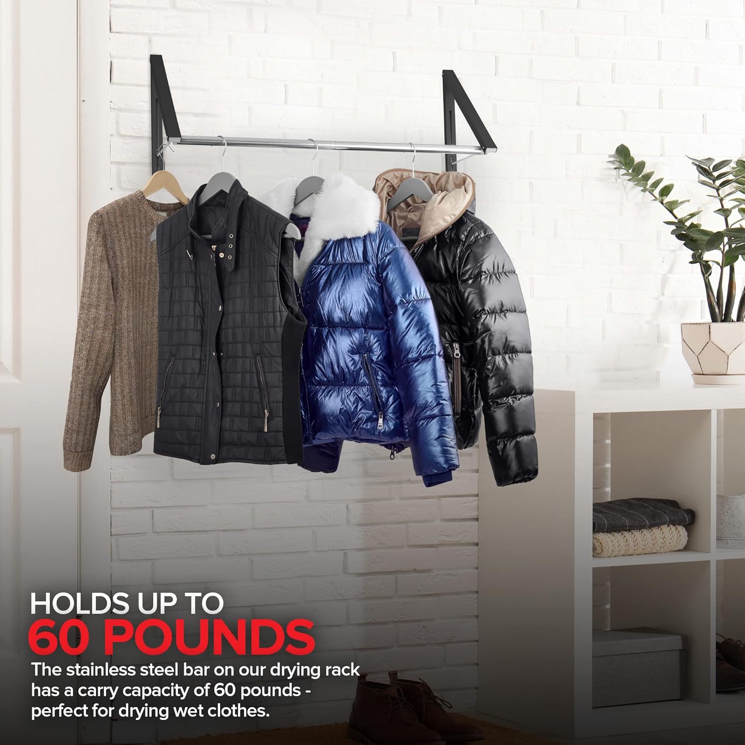 Perchero Plegable Doble