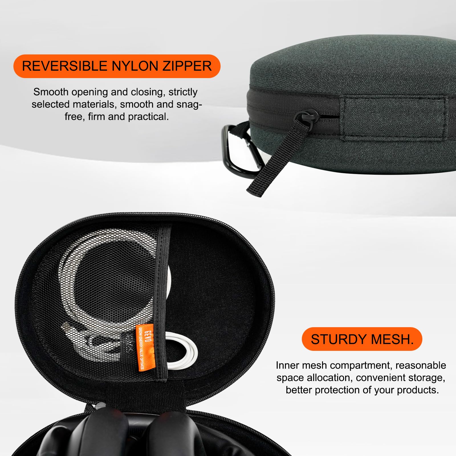 GEVO Hard Headphones Case for Anker Soundcore Life Q10/20/30/35/45