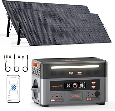Powermax 3600PE Portable Power Station 2016Wh, 3200WPeak 6400W