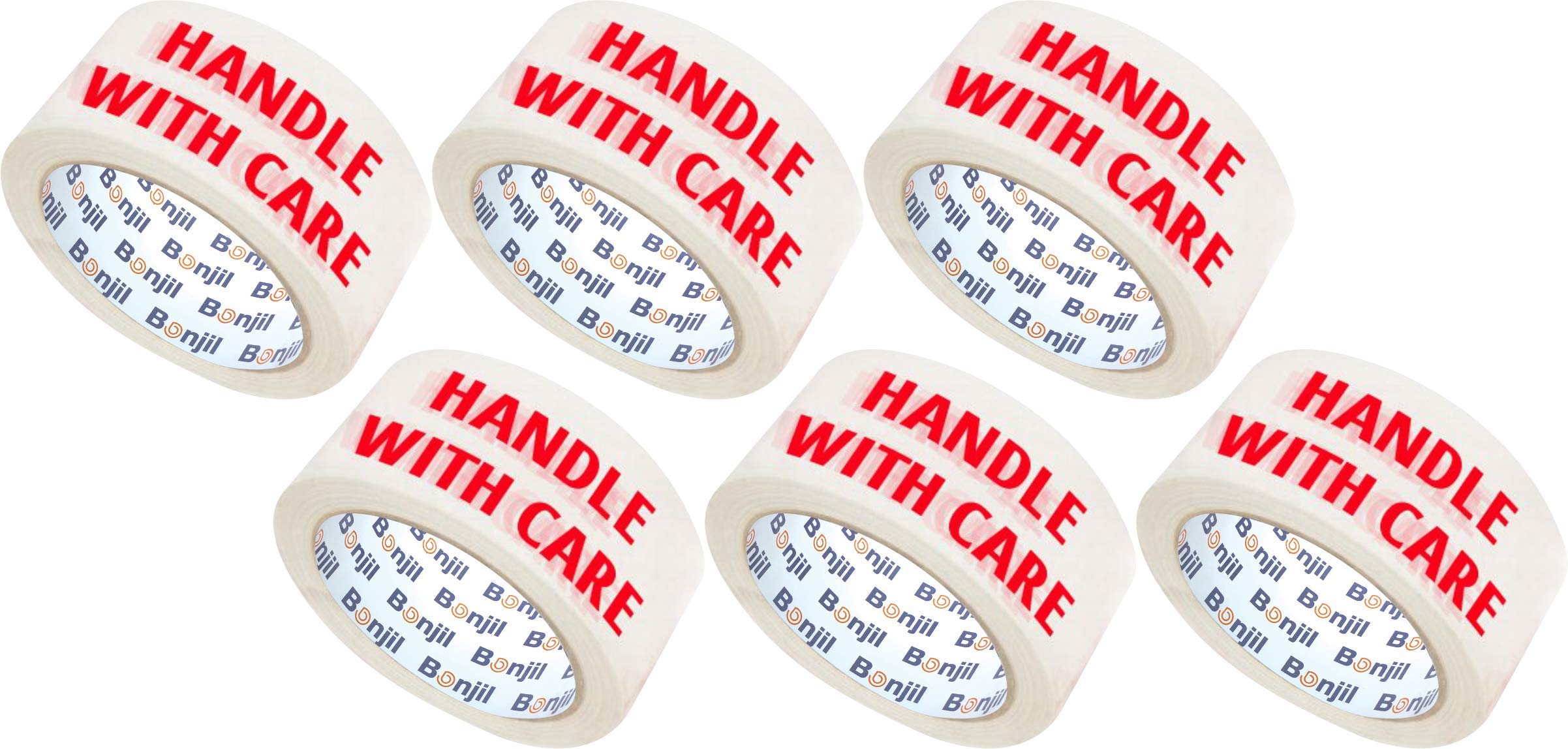 Bonjil Handle with Care Fragile Tape Printed Tape Packaging Tape (6 roll) 48mmX100mtr (B08CDJ7WWR) Amazon Price History, Amazon Price Tracker