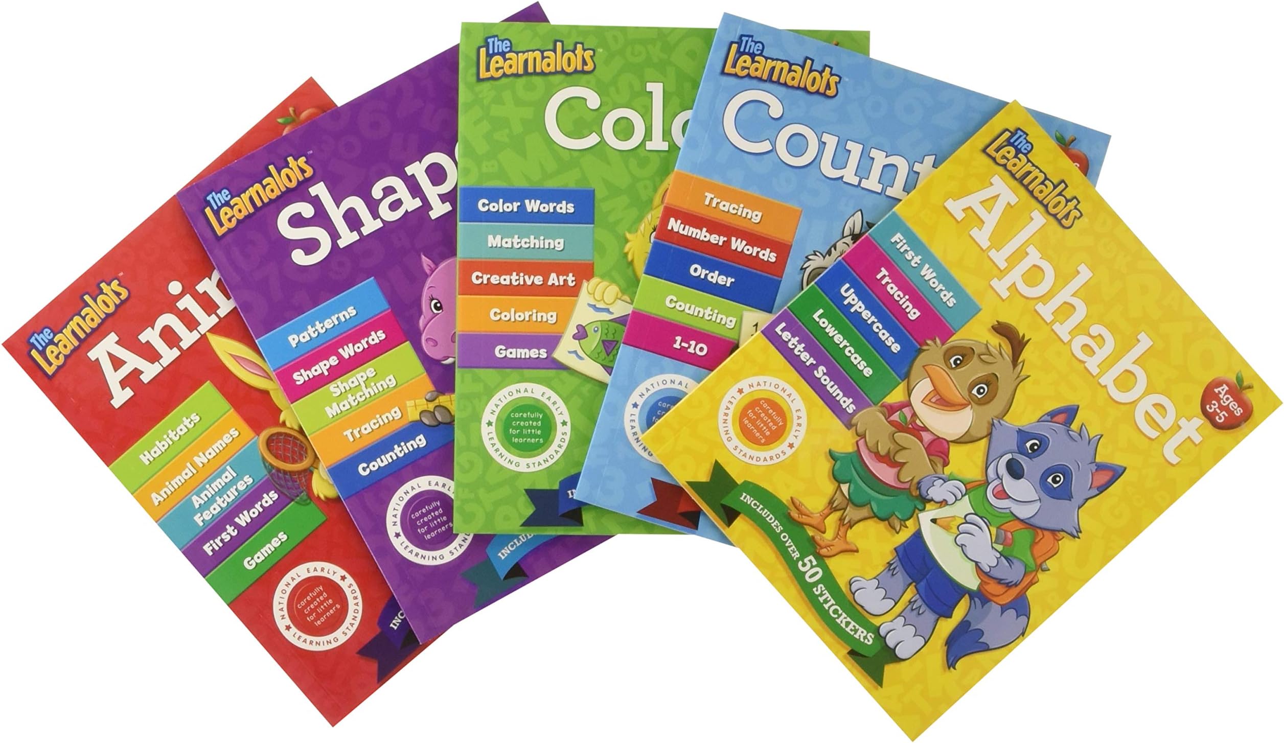 The Learnalots Get Ready for Preschool Learning Pack Ages 3-5: Includes over 250 Stickers Paperback – 20 Jun. 2017