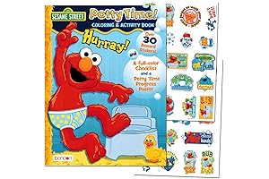Sesame Street 'Potty Time' Potty Training Coloring and Activity Set
