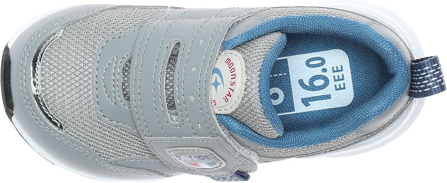 [キャロット] スニーカー 運動靴 防水 晴雨兼用 3E 幅広 マジック 14cm~21㎝ 0.5㎝有 キッズ 男の子 女の子