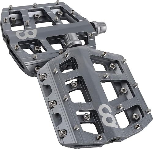 Miniatura 4 de CyclingDeal Flat Mountain BMXMTB - Pedales de rodamiento sellados de aluminio para bicicleta, pedales de plataforma de bicicleta grandes de 916