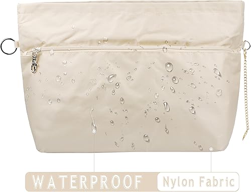 Miniatura 7 de Vercord Organizador de bolsas de mano extra grueso grande de viaje con lunares negros