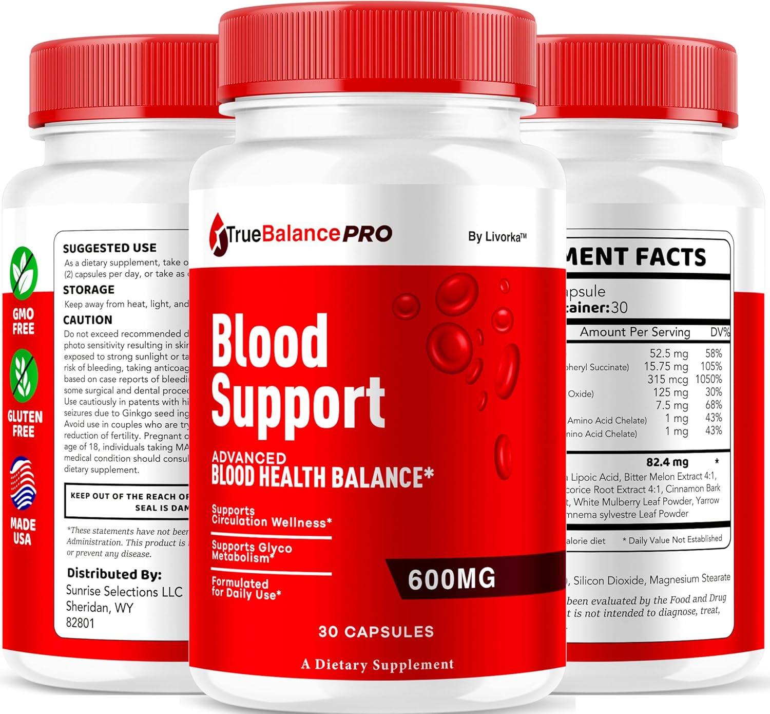 (2 Pack) True Balance Blood Support Pro Glycogen Capsules Maximum Strength, TrueBalancePro Pills Supplement Multivitamin All Natural Advanced Formula Daily Health & Wellness, 60 Capsules for 3 Months - Image 8