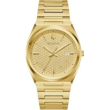 Mens Dress Classic Quartz Two Tone Stainless Steel Watch, Patterned Dial, 39mm