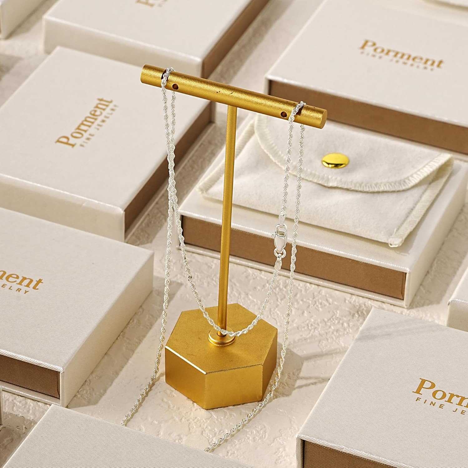 925 Sterling Silver Rope Chain for Women Men, Silver Chain for Men Stacking, Solid Italy Fade-Resistant Rope Necklace Chains, 1.5-2mm Mens Necklace Women Necklaces Chain Durable Waterproof Smooth Gift - Image 8