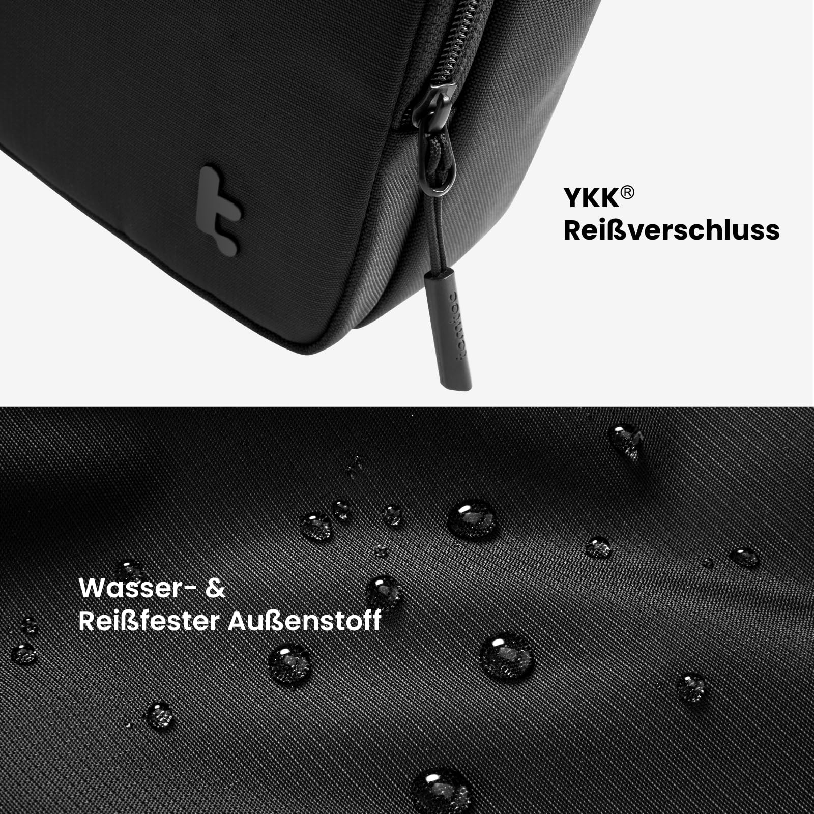 tomtoc Laptoptasche Passt Bis Zu 15 15,6 16 Zoll Laptop Wasserabweisend Tasche für MacBook Pro M5 Pro/Max (2026), Aktentasche Herren für Business Tägliches Pendeln, Platz für Dokumente und Ladegerät