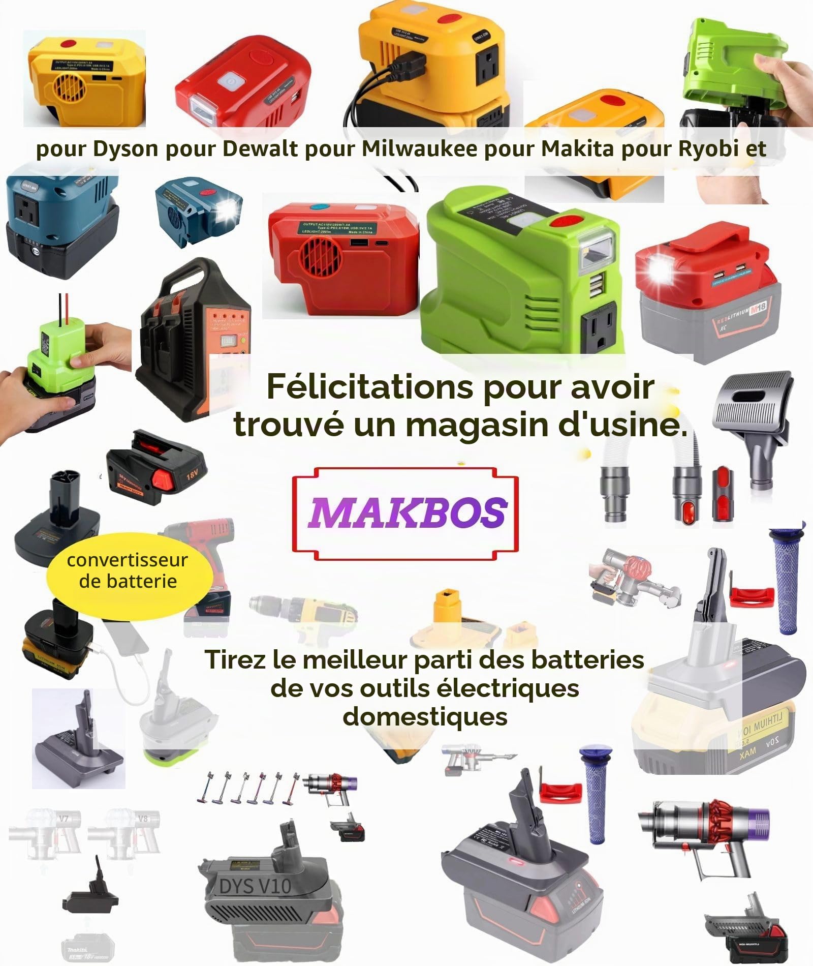 Souffleur à poussière sans fil pour batterie Milwaukee 18 V M18 - Mini souffleur à air comprimé 130 000 tr/min pour clavier d'ordinateur, garage, salle de scierie, barbecue, nettoyage d'atelier en