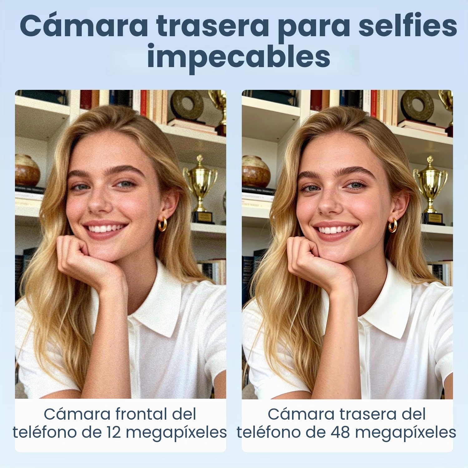 Pantalla Monitor Selfie Magnético 4K para iPhone y Android - Sin Retraso, con Altavoz Integrado, Compartición en Tiempo Real y Monitor Selfie 1080p, YouTube, TikTok, Transmisiones y Vlogs