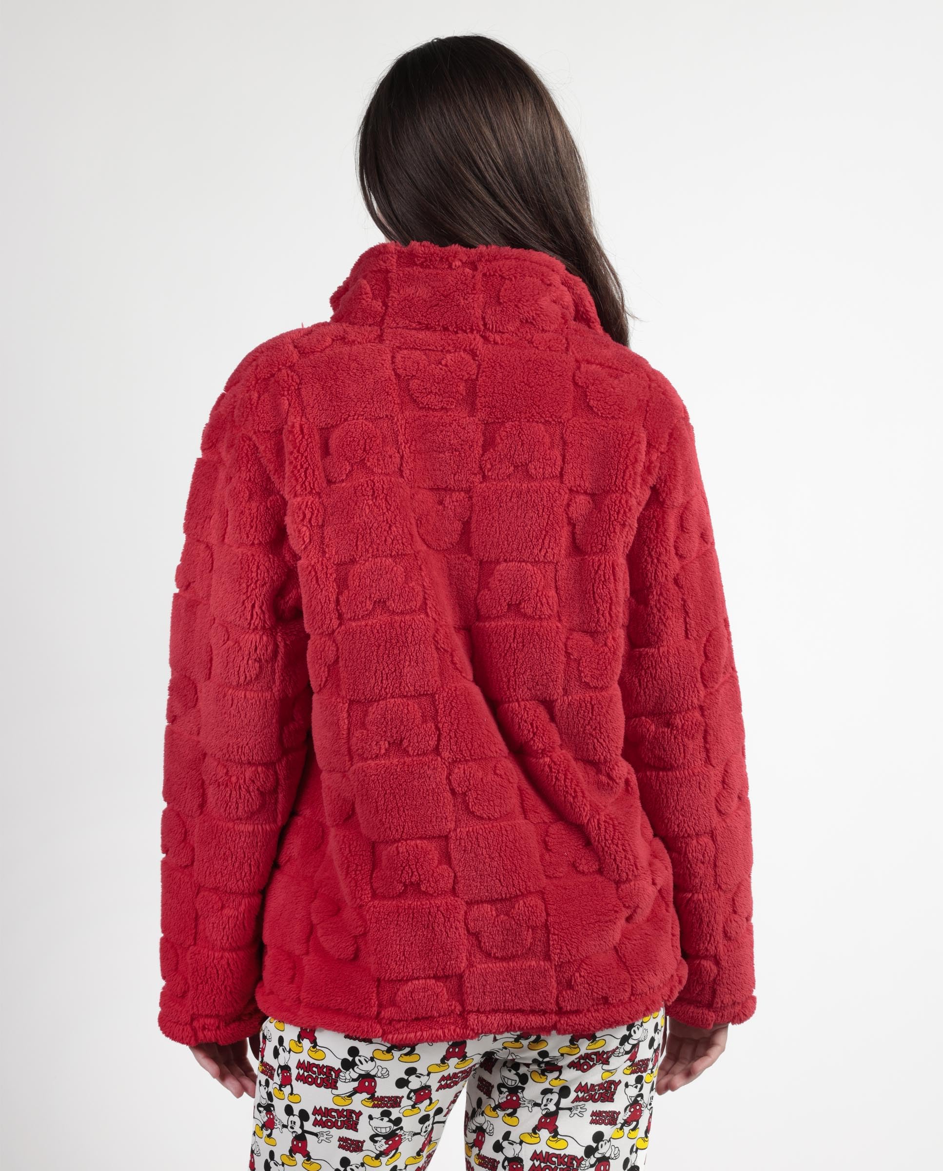 Disney bata manga larga calentita jaquard best mickey para mujer