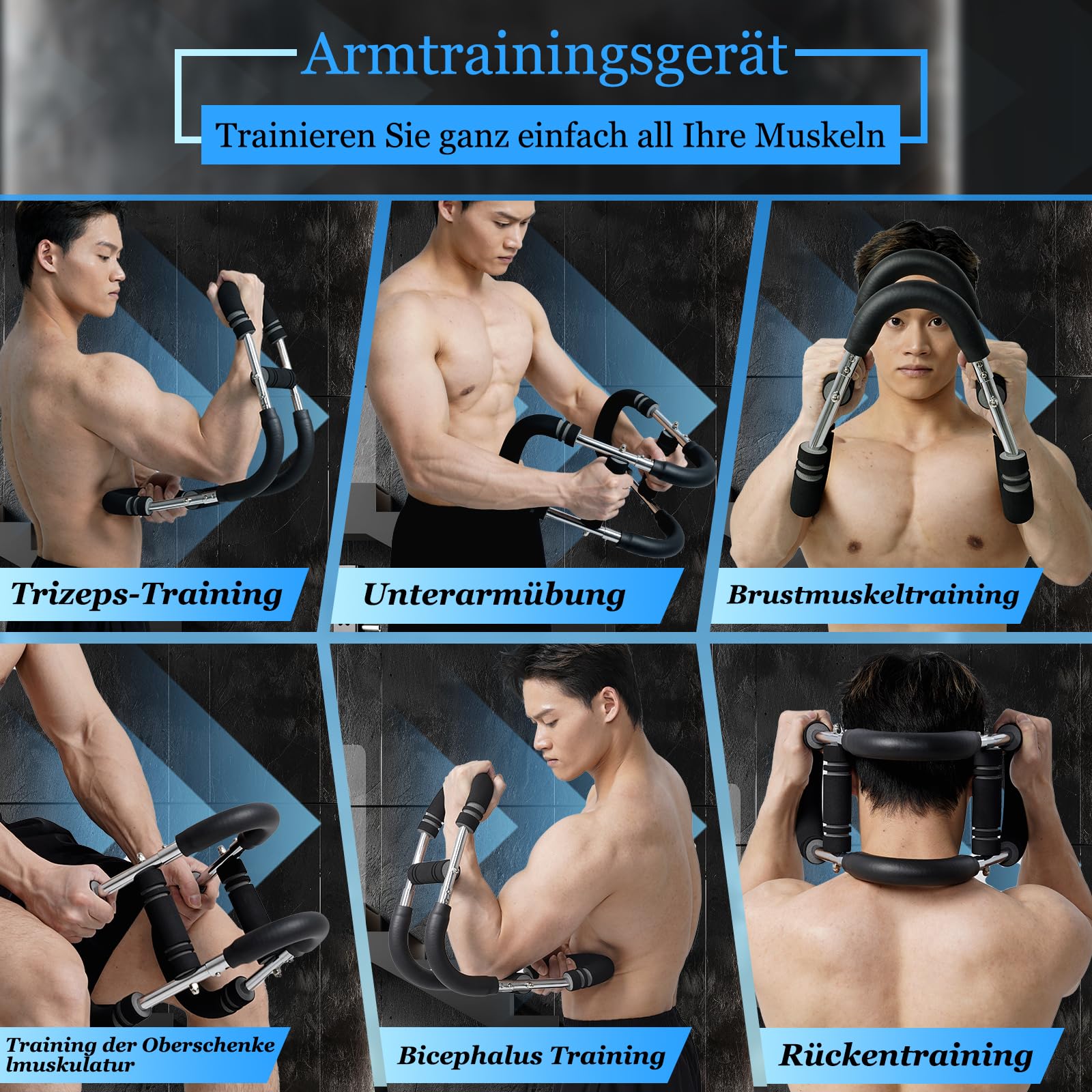 Dispositivo de entrenamiento de brazos, 30-40 kg, expansor de resorte de alto rendimiento para ejercicios de hombro, brazo y pecho, entrenamiento de la parte superior del cuerpo, equipo deportivo para