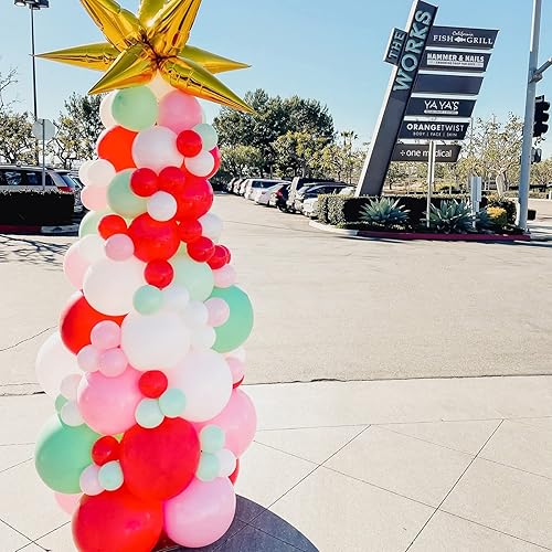 Miniatura 7 de 105 globos rojos de látex de 12 pulgadas para fiesta de San Valentín, cumpleaños, Navidad, baby shower, boda, aniversario, decoración de fiesta
