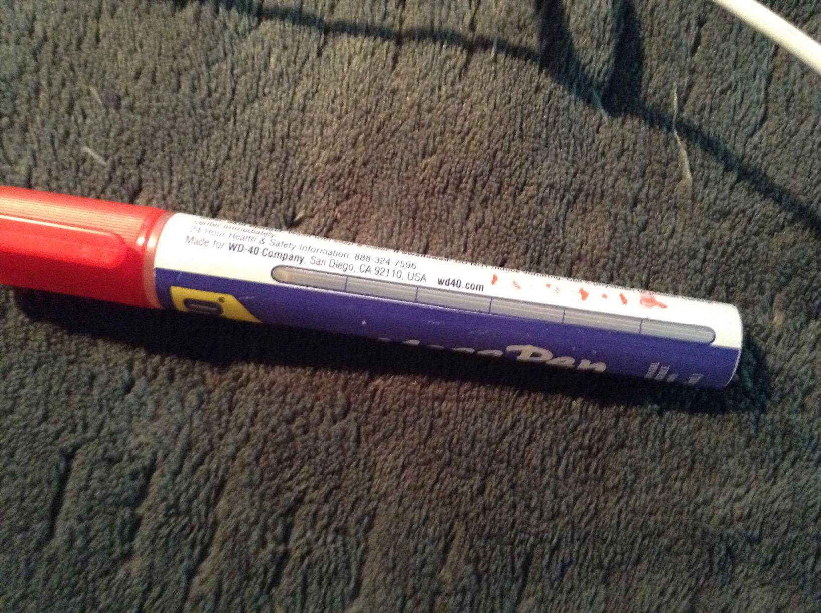 WD-40 10075 No-Mess Pen, 0.26 oz. (Pack of 1): Industrial Lubricants ...