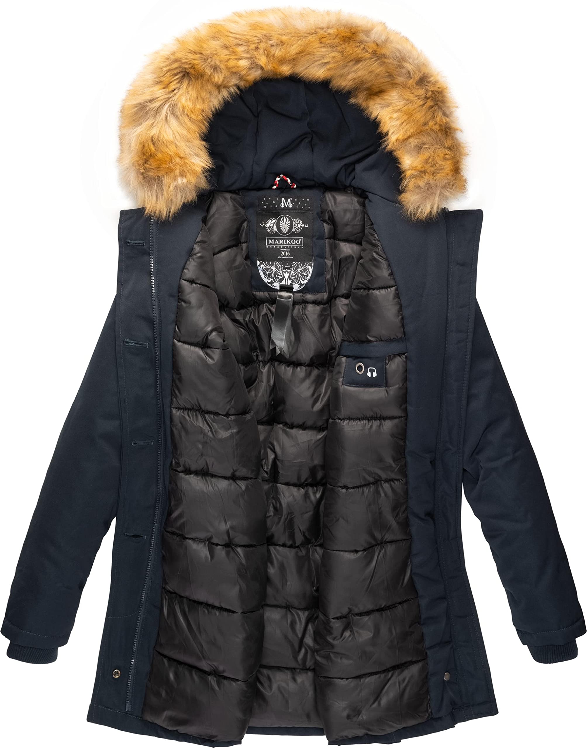 Marikoo Karmaa Cappotto Invernale da Donna XS-5XL