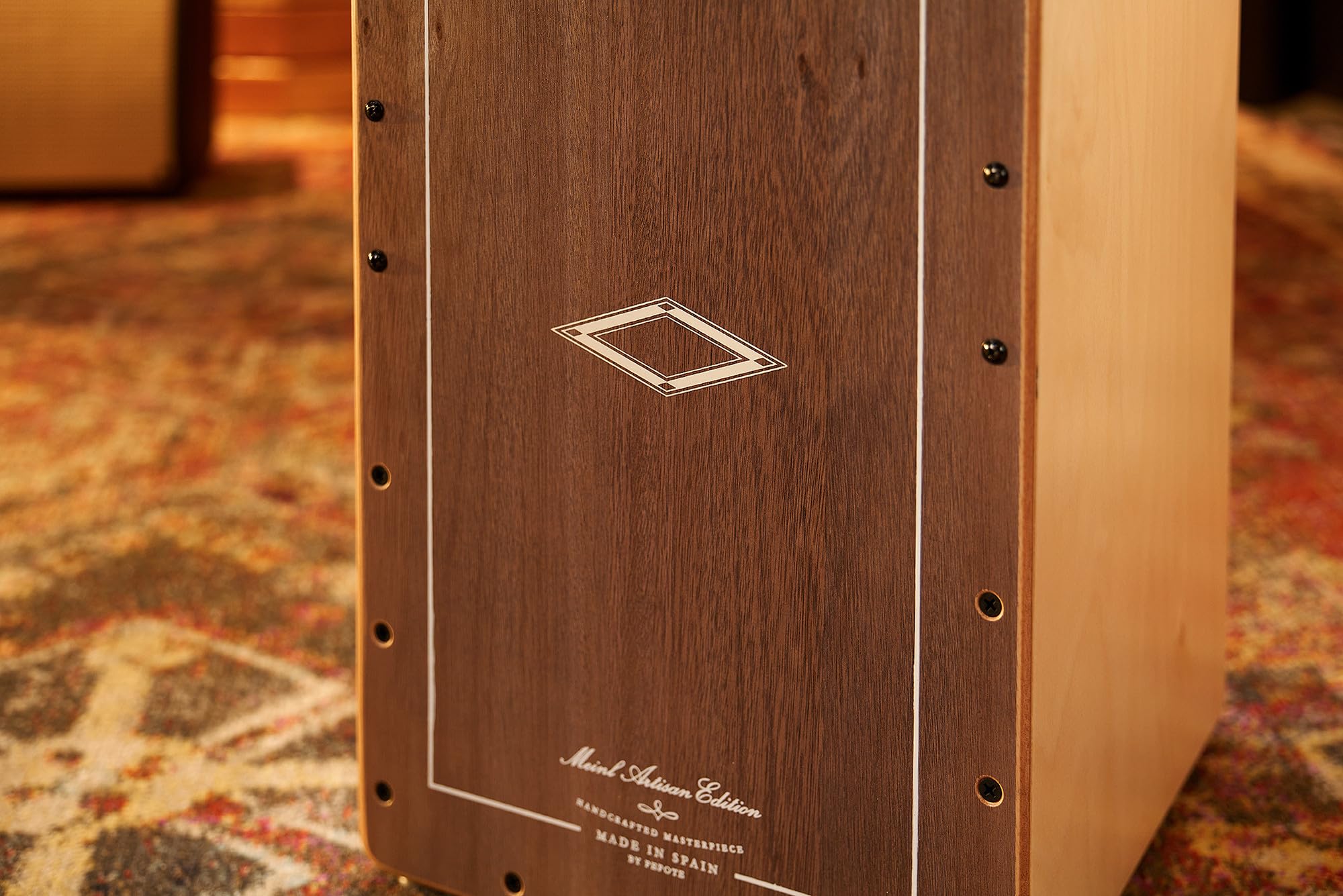 Meinl Percussion Artisan Cajon Instrument/Trommel für Erwachsene/Fortgeschrittene/Profis - Grey Eucalyptus Frontplatte / Korpus aus Baltischer Birke - Kein Cajon Bausatz - Tango Line (AETLGE)