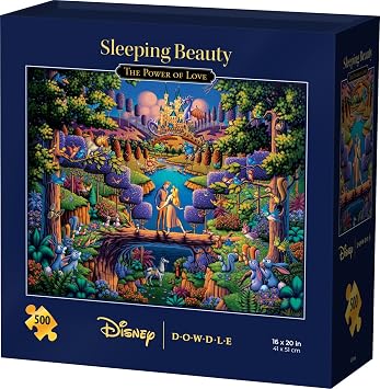 Disney Dowdle Jigsaw Puzzle, Sleeping Beauty The Power of Love, 500 Piece