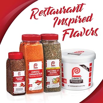 Lawrys Original French Fry Seasoning, 16 oz (Pack of 6) - Six 16 Ounce Containers of French Fry Seasoning Powder with Premium Blend of Spices, Best on Fries, Potatoes, Vegetables and More