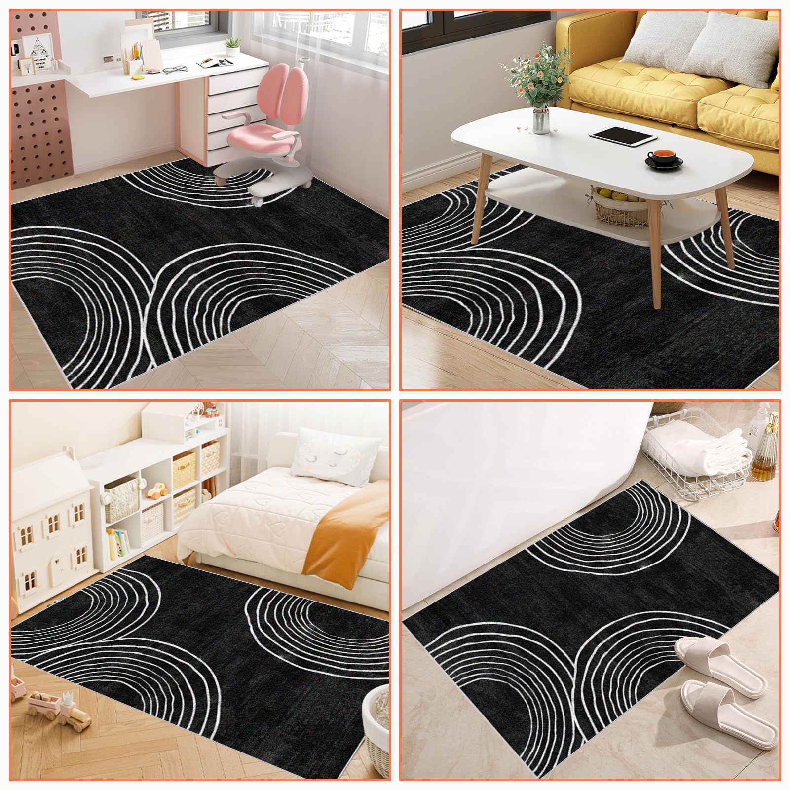 Tappeto per Sedia Ufficio Antiscivolo Tappetino di Protezione per Pavimenti Duri 120 x 160 cm Tappeto per Sedia con Ruote Tappetino per Sedia da Scrivania Tappetino Pavimenti per Parquet e Piastrelle