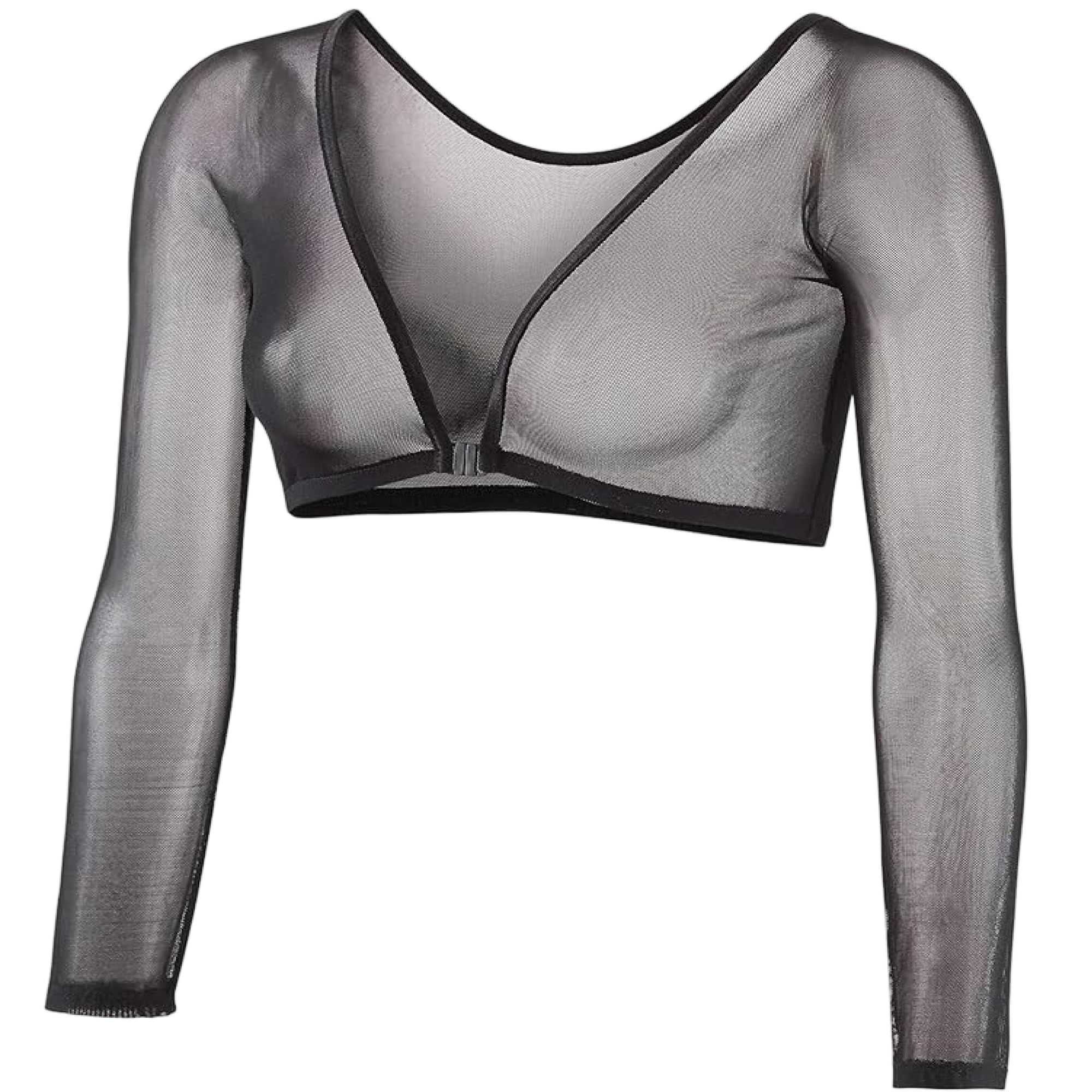 Sleevey Wonders Women’s 3/4 Length Slip-On Mesh Sleeves – Sheer Reversible Arm Cover Up, Cooling Shrug Bolero for Dresses