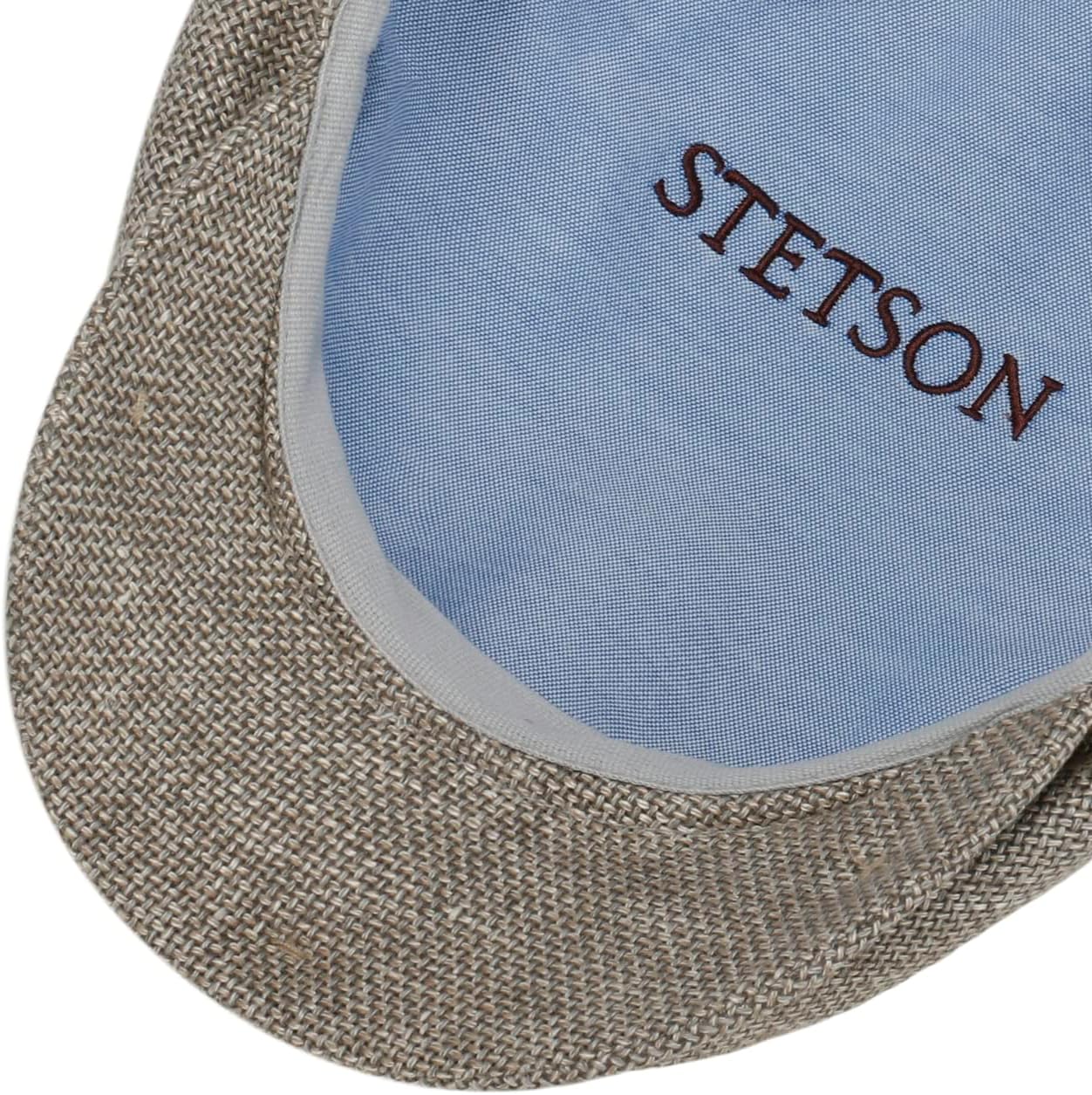 Stetson Taleco Flat Cap Made in EU Wool Linen Newsboy Cotton Unisex Summer Winter