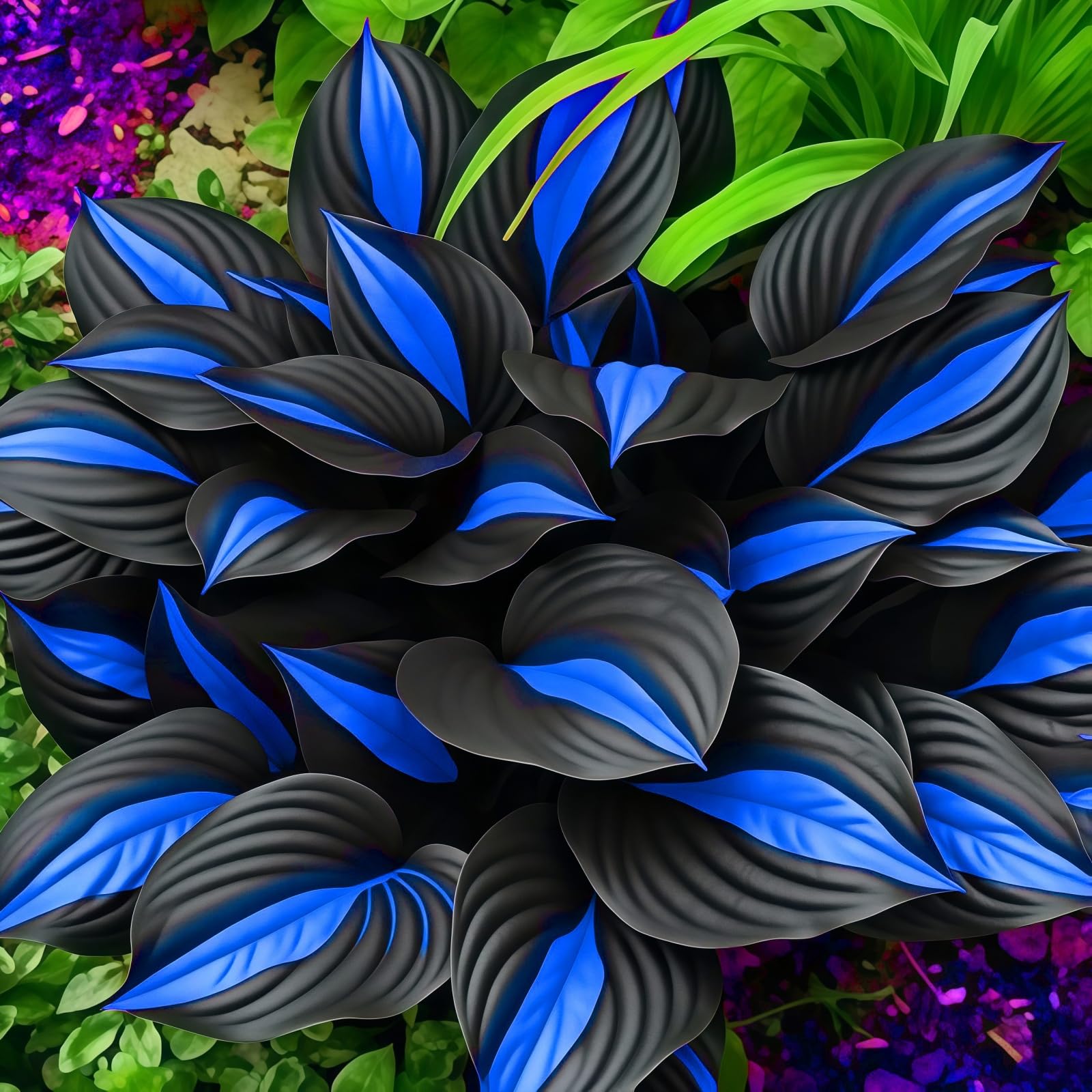 Hosta Perennial UK, Fragrant Flowers, Rare and Beautiful Hosta Bulbs in Bulk,Planting for Stunning Garden Displays-10 Bulbs-F