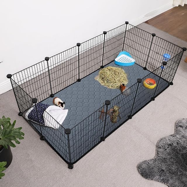 Foto 3 de 7 de Sporgo PIPI Pads 120 x 60 cm, lavable, almohadilla absorbente antideslizante para conejos, conejos, hámsters
