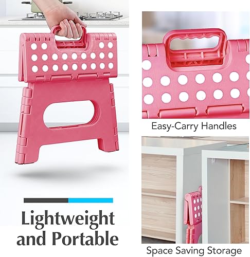 Miniatura 7 de Handy Laundry El taburete plegable y ligero es lo suficientemente resistente como para apoyar a adultos y lo suficientemente seguro para niños. Se