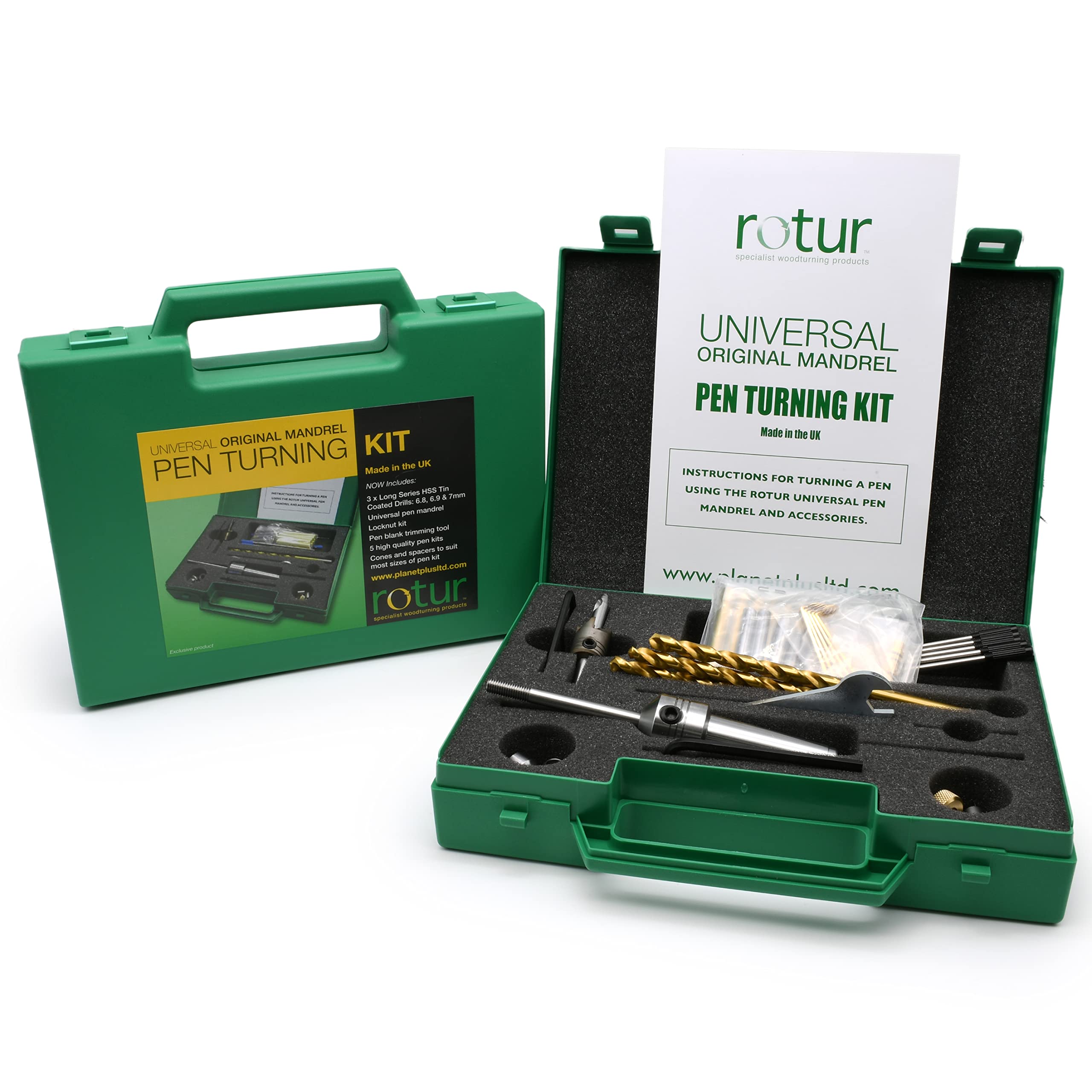 Rotur Original Pen Turning Kit in Case 2MT