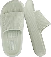 Cushionaire Feather Women's EVA Cloud Slides - Arch Support Slip-On Sandals, Indoor Outdoor Shower Beach Shoes
