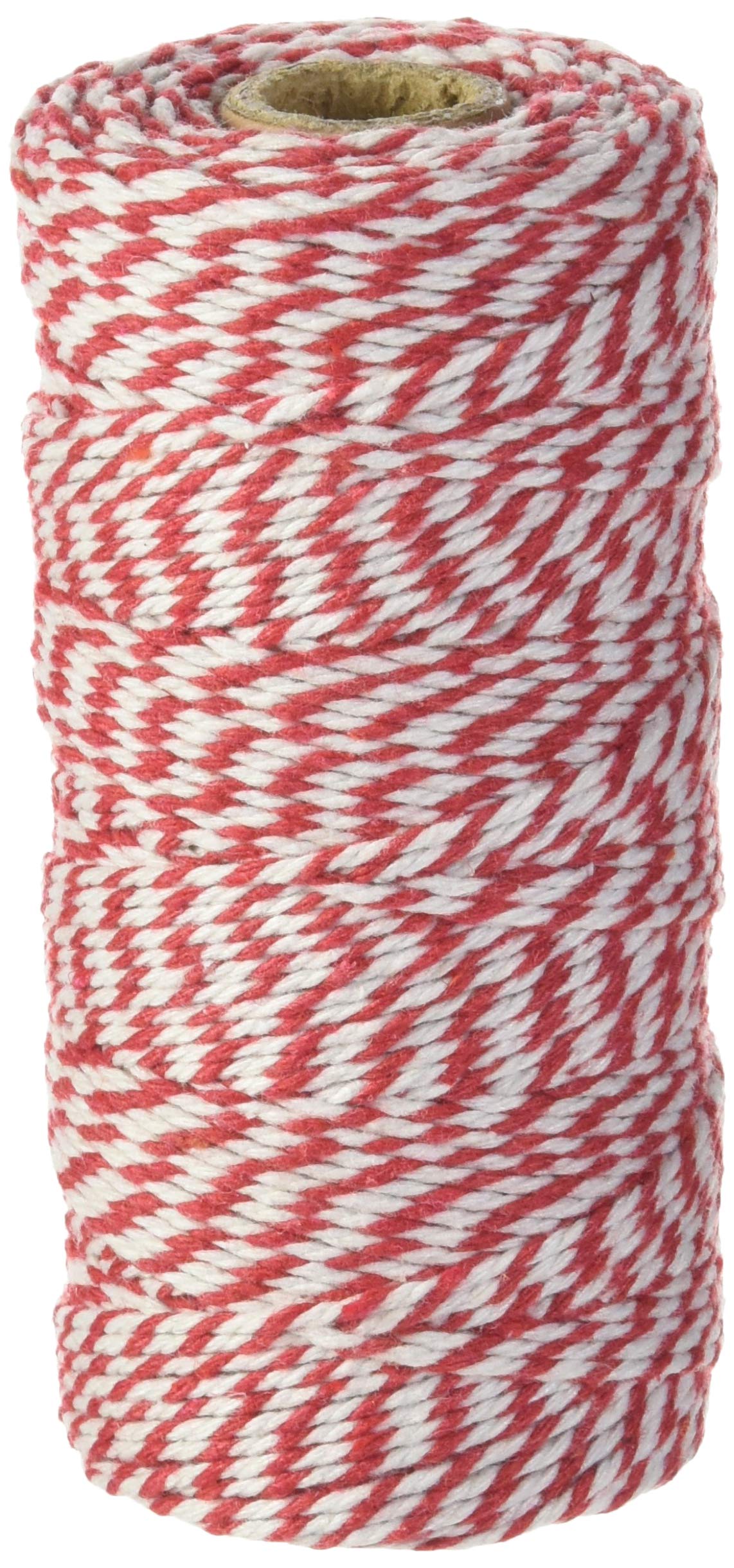 Cordino In Cotone Intrecciato Rosso E Bianco | 100 Metri, Spessore 1mm | Per Decorazioni E Regali - Foto 11