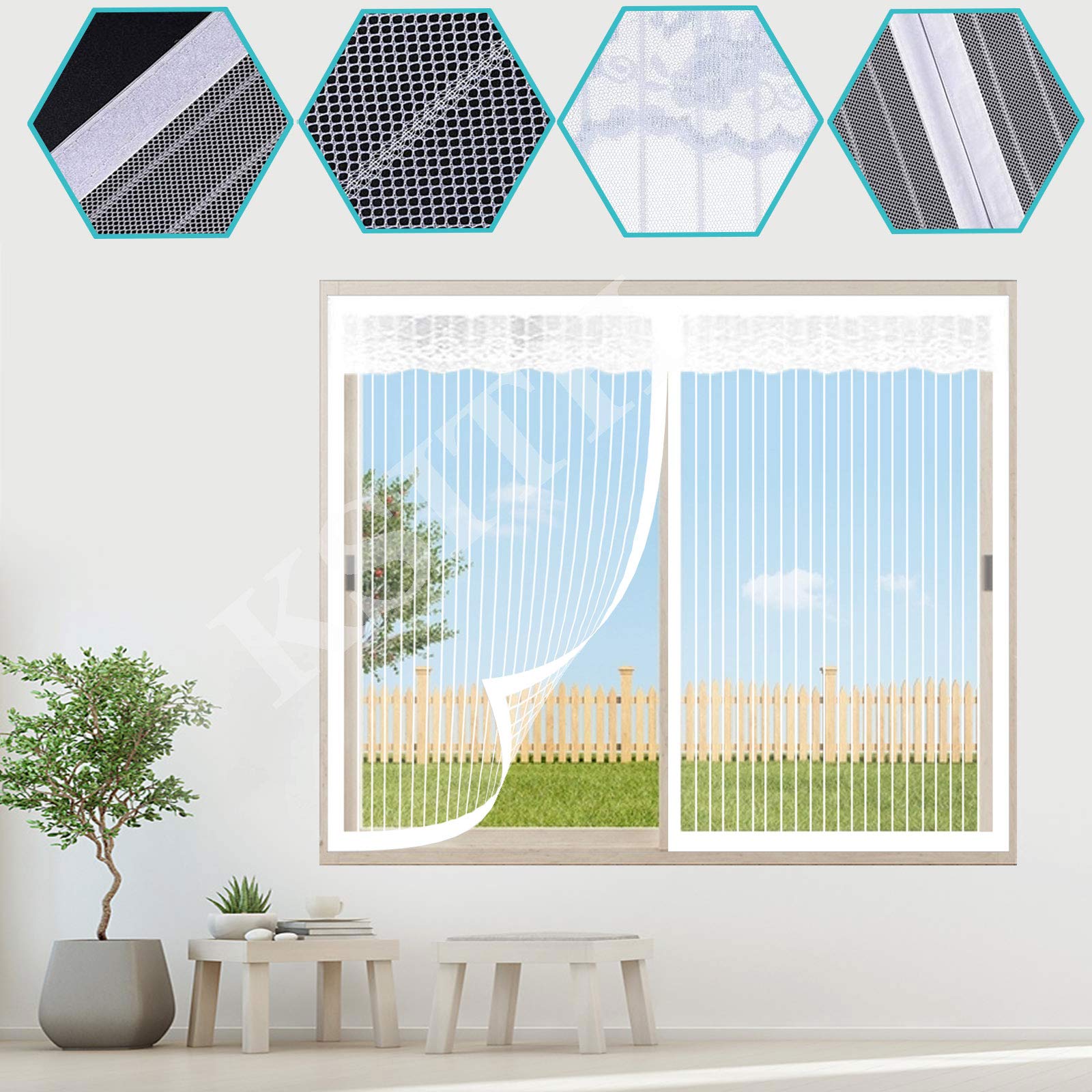 Magnet Fliegengitter Für Fenster – Selbstschließend, Ohne Bohren, Insektenschutz Für Zuhause
