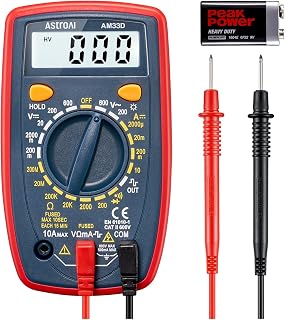 AstroAI Multimeter Digital measures AC/DC Voltage, DC Current, Resistance |