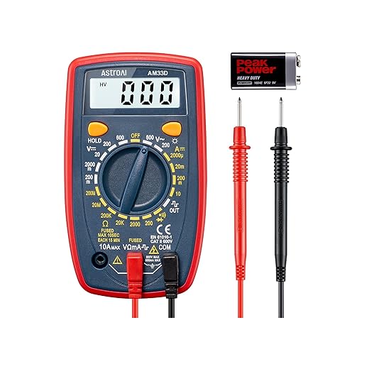 AstroAI Digital Multimeter with Backlit Display