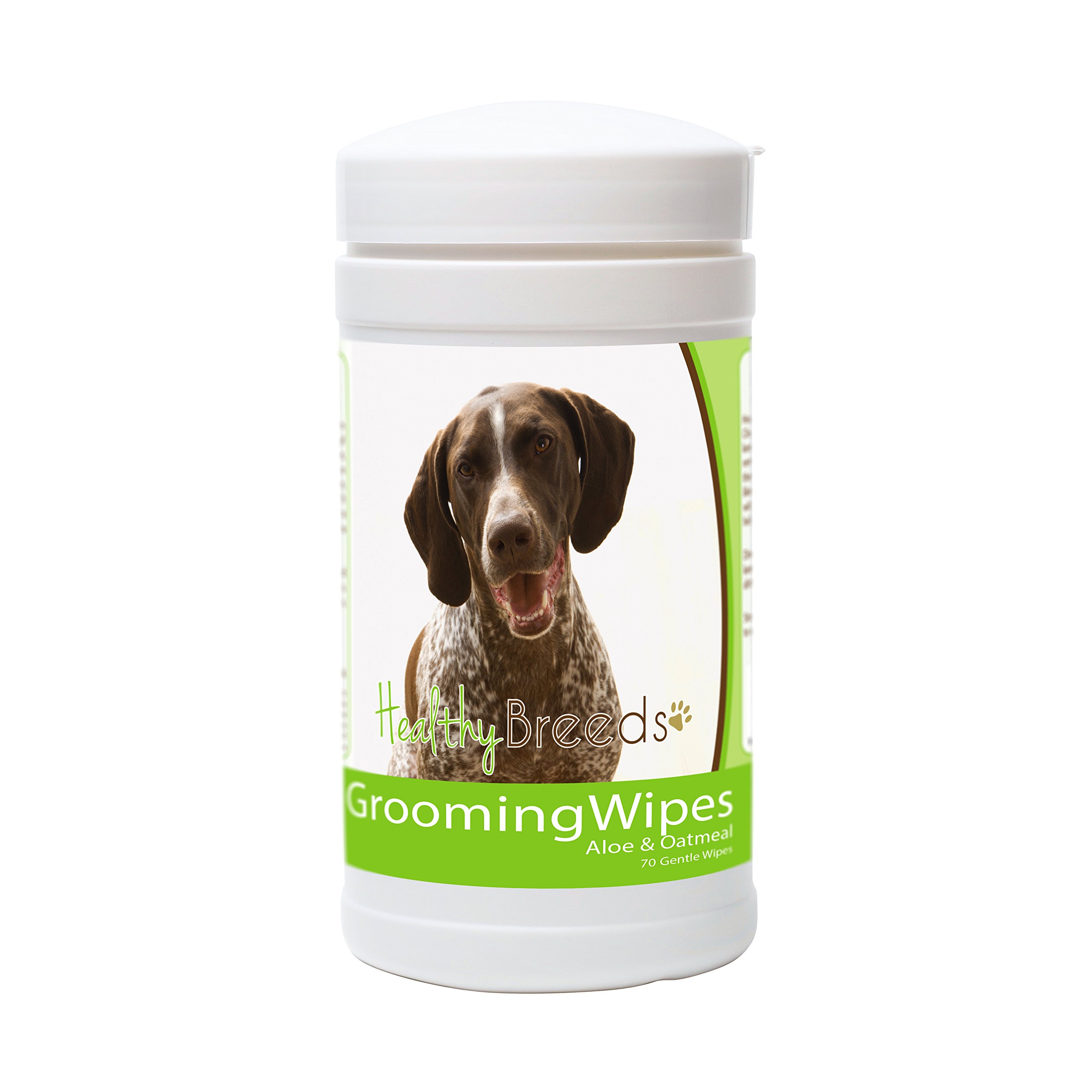 Healthy Breeds German Shorthaired Pointer Grooming Wipes 70 Count