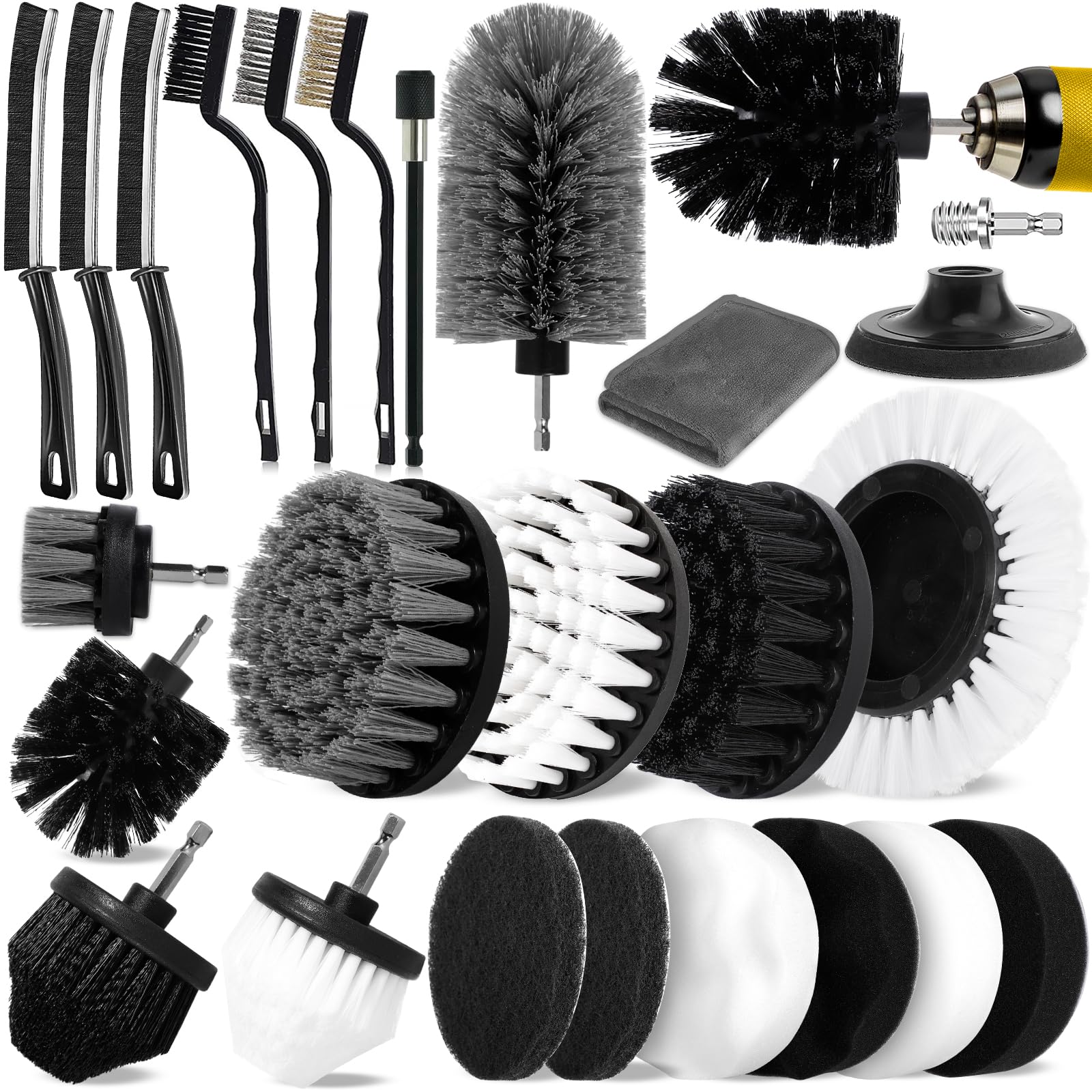 Pulizia Interni Cruscotto Spazzola Morbida LuenHego - Setole Morbide Con Custodia Protettiva Spazzola Auto Interni - Foto 5