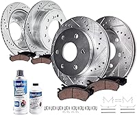 Vista 29 de Detroit Axle - Kit de freno trasero para Ford Fusion Lincoln MKZ Zephyr Mazda 6 Mercury Milan, repuesto de pastillas de freno de cerámica