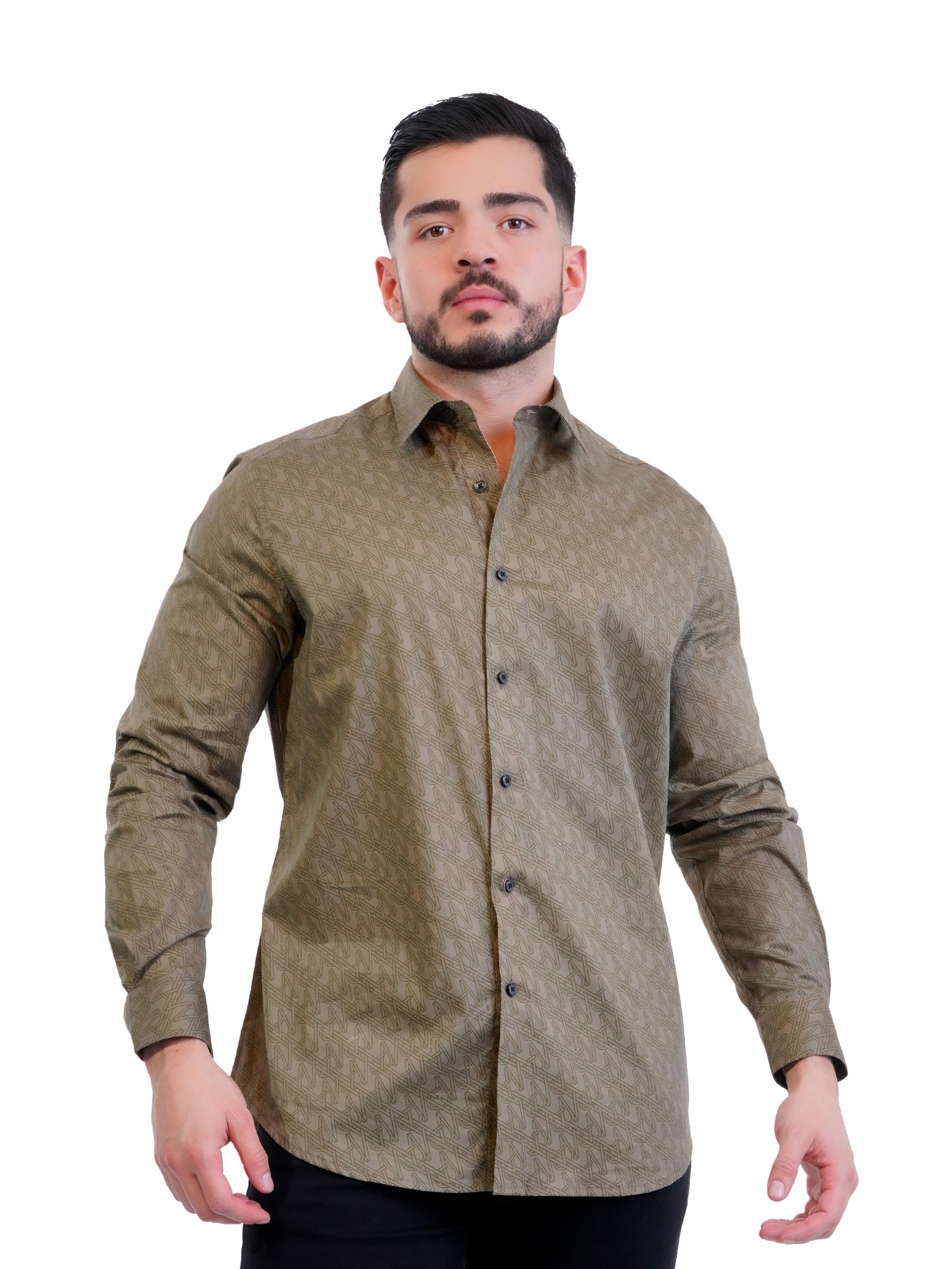 PAVI ITALYMen's Long Sleeve Shirt 11-526V