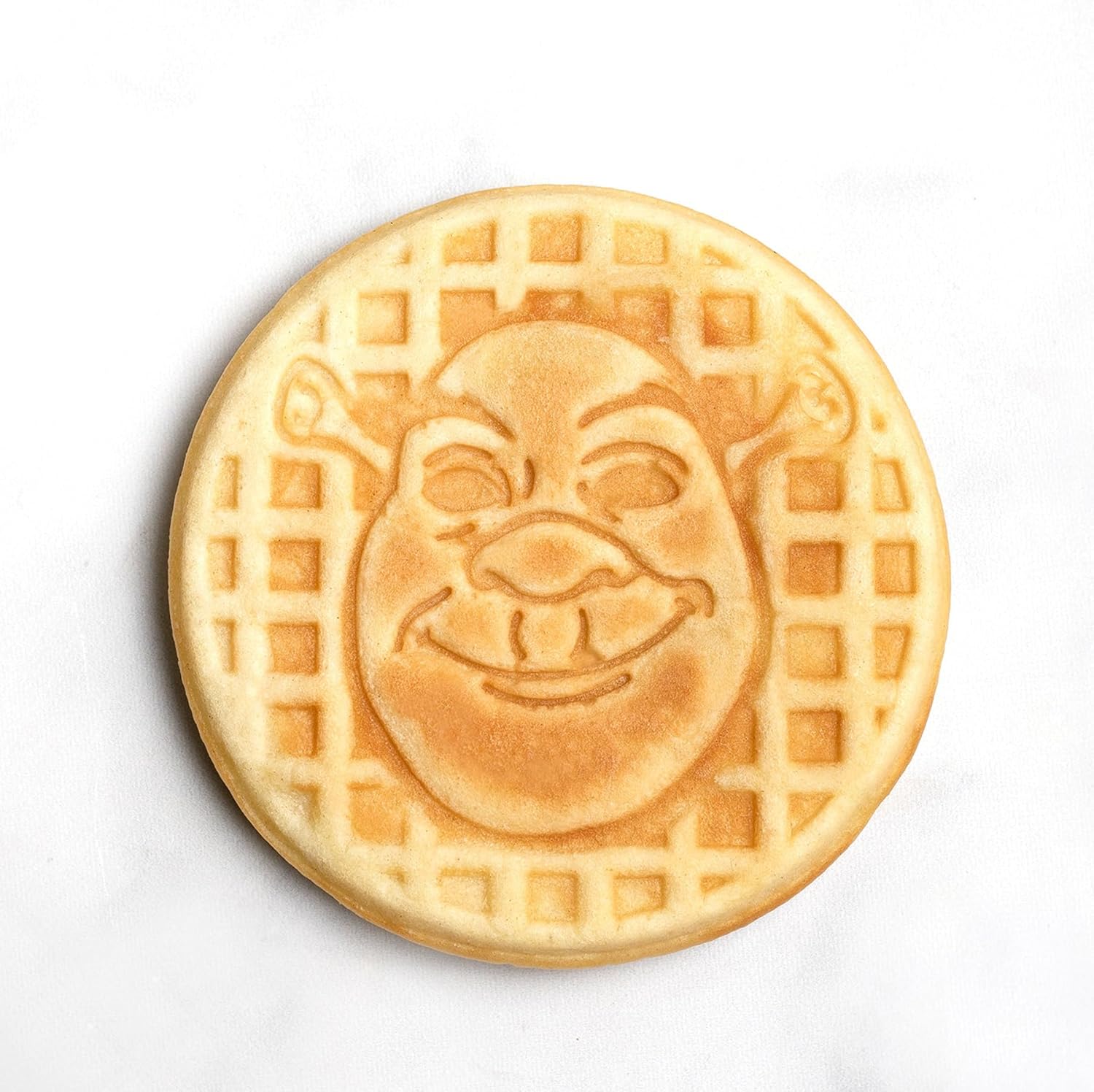 Uncanny Brands Shrek Mini Waffle Maker - Kitchen Appliance