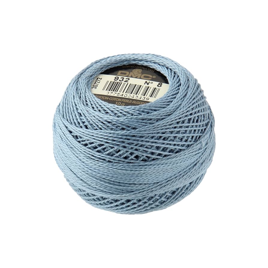 Amazon.co.jp: DMC コットンパール 刺繍糸 8番糸 長さ80m 10玉