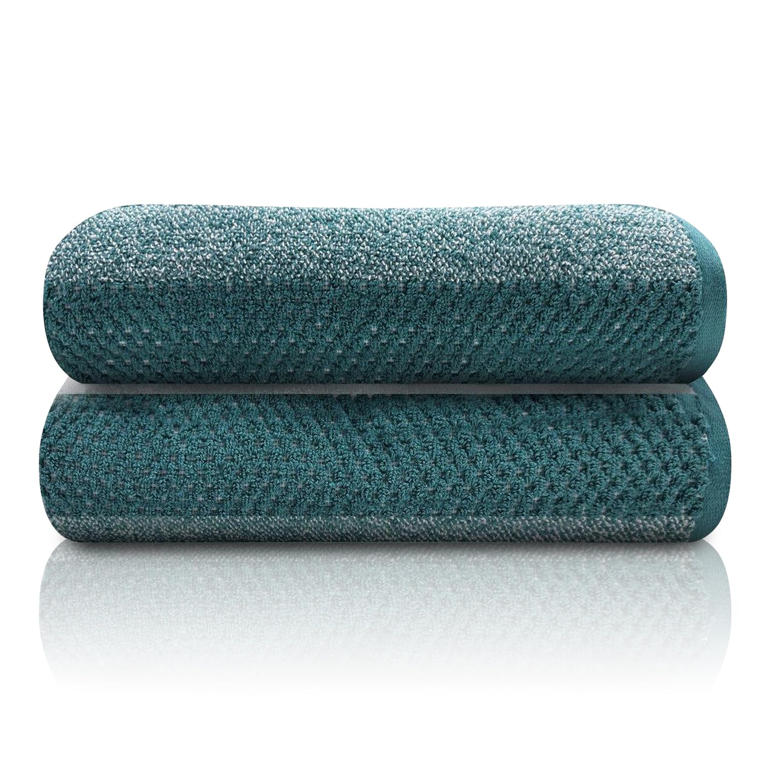 Gc Gaveno Cavailia Teal Bath Towels, Royal Striped 70X120 Cm, 2 Pack