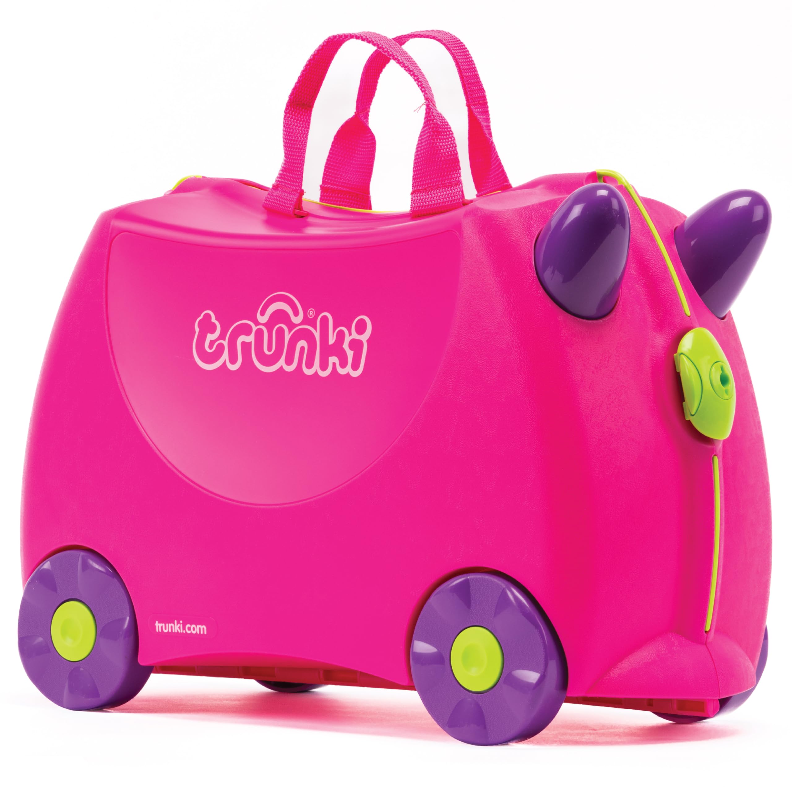 Trunki Valise Enfant – Valise Enfant – Bagage pour Enfant Cabine – Valise à roulettes Trixie (Rose)