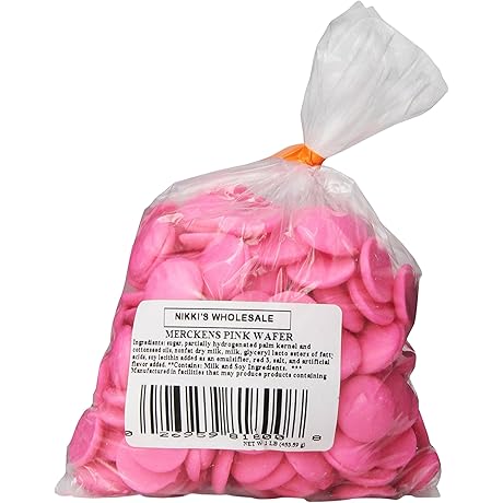 Merckens Coatings: Pink Melting Chocolate Candy Melts