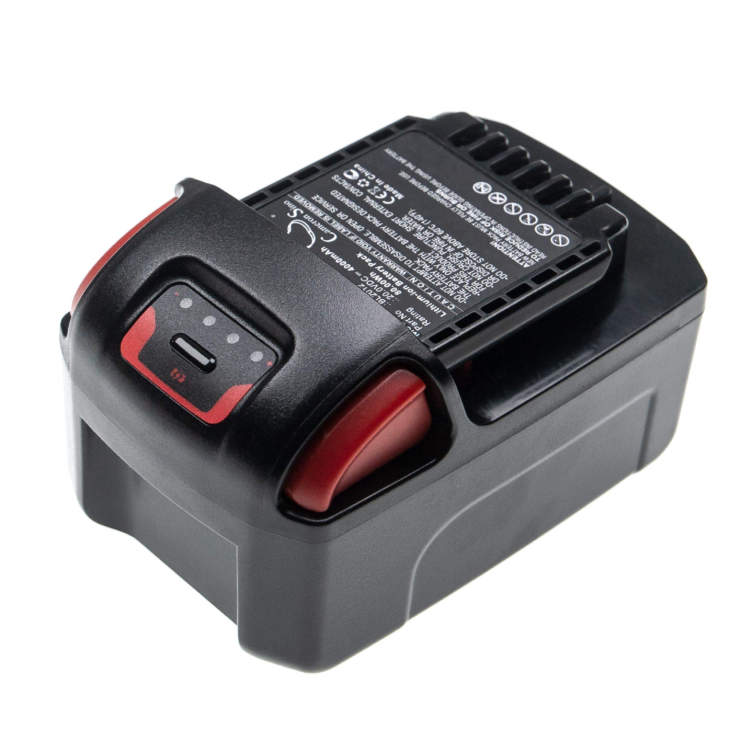 vhbw Akumulator zastępczy do Ingersoll Rand BL2022, BL2012, BL2010 do narzędzi (4000 mAh, litowo-jonowy, 20 V)