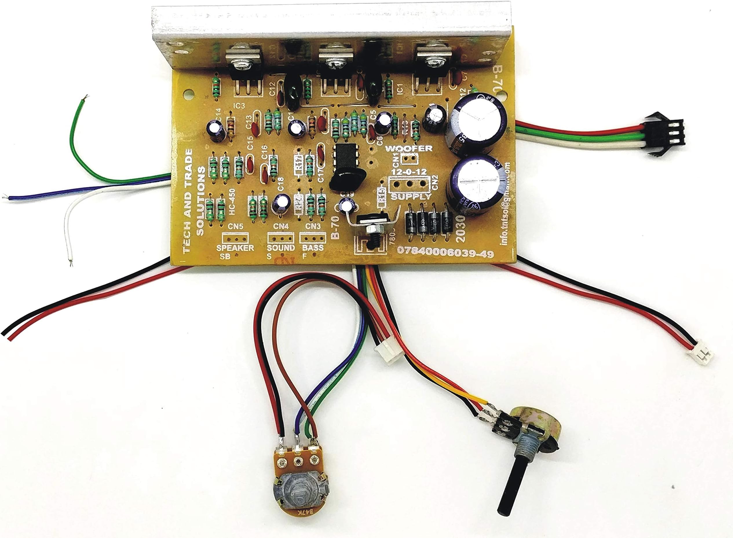 2030 IC Based DIY Home Theater 2.1 Sub Woofer Amplifier Board