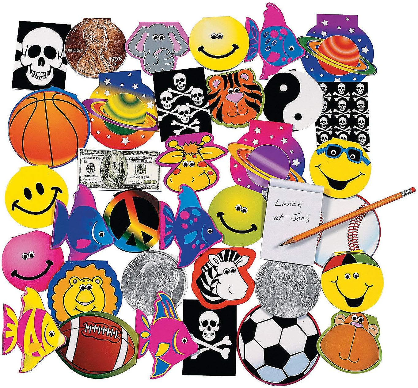 Fun Express - Mega Notepad Assortment (250pc) - Stationery - Notepads - Notepads - 250 Pieces