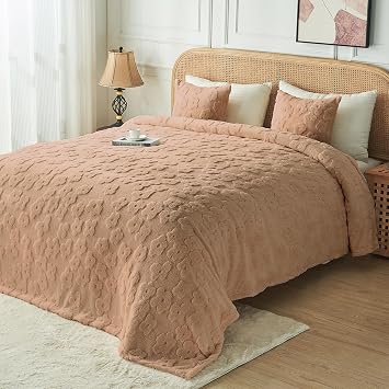 FY FIBER HOUSE Flower Throw Blanket Ultra Soft Blanket Fuzzy Blanket for Bed Couch Sofa, 50"x60", Khaki