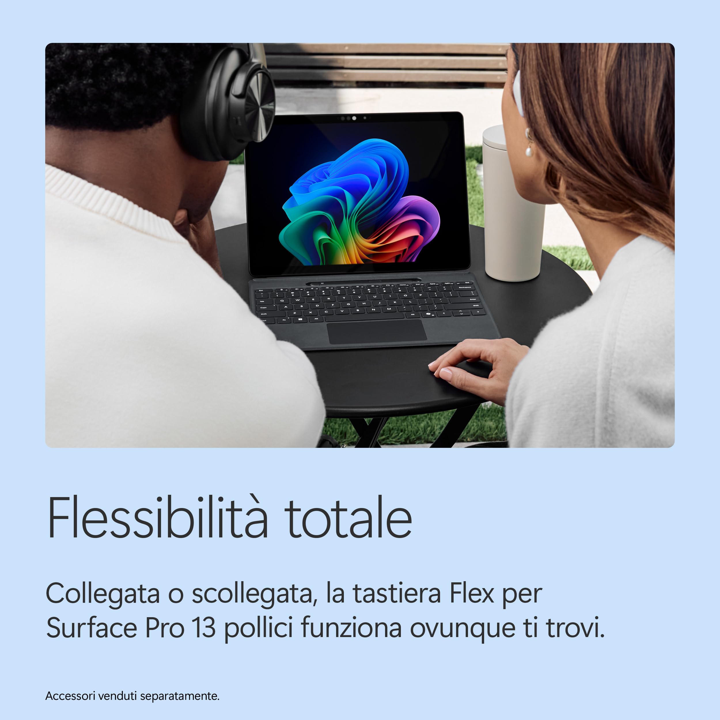 Microsoft Surface Pro, 13" | Snapdragon X2 Elite | 16GB RAM, 512GB SSD | 13" OLED Touchscreen | Copilot+ PC | Nero | Windows 11 Home | Ultimo modello (12ª edizione)