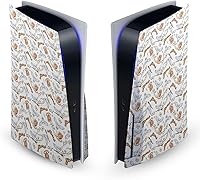 Vista 1 de Head Case Designs Calcomanía de vinilo con licencia oficial de Harry Potter Hedwig Owl para placa frontal de videojuegos, compatible con consola